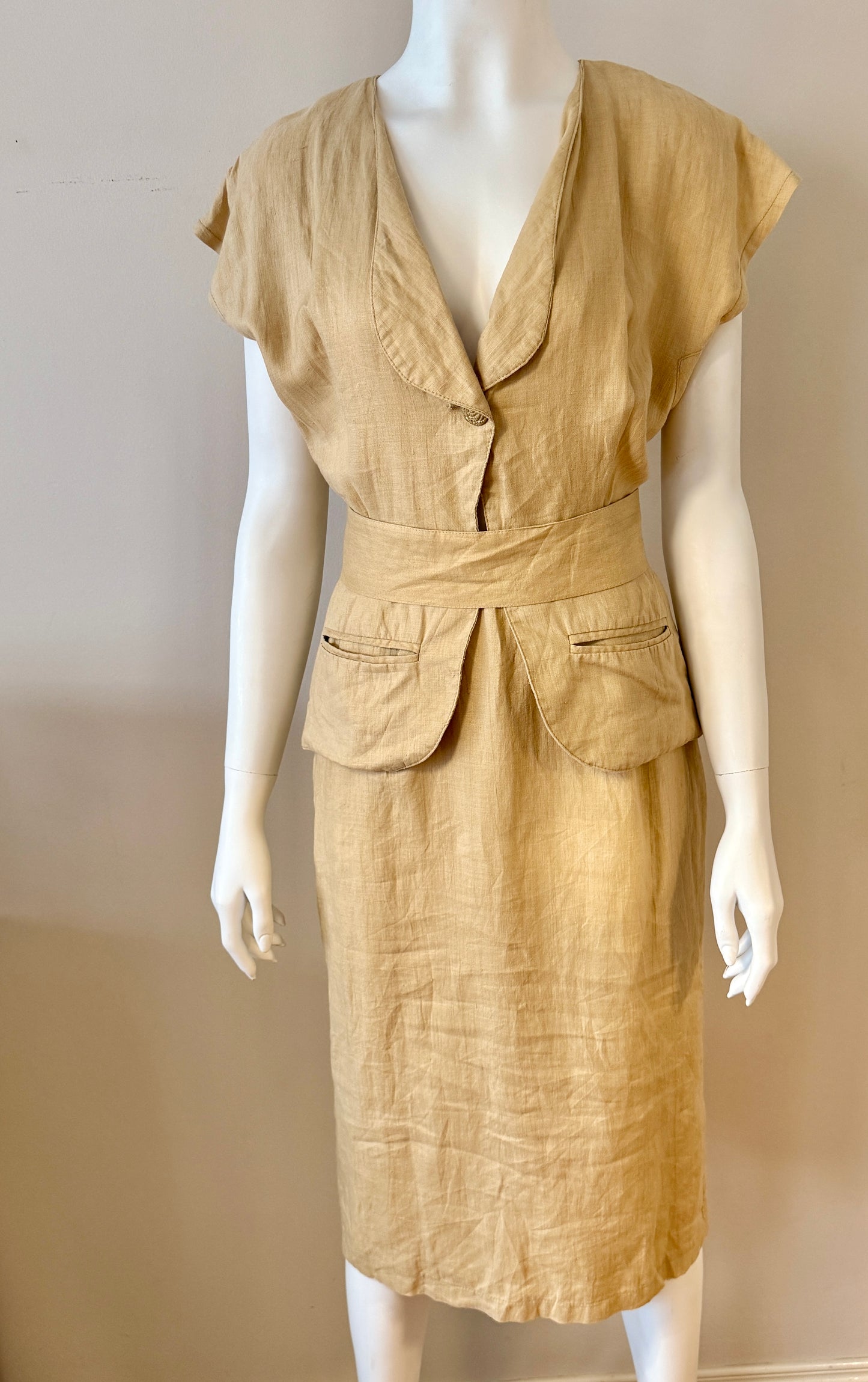 Linen Cue Vintage dress