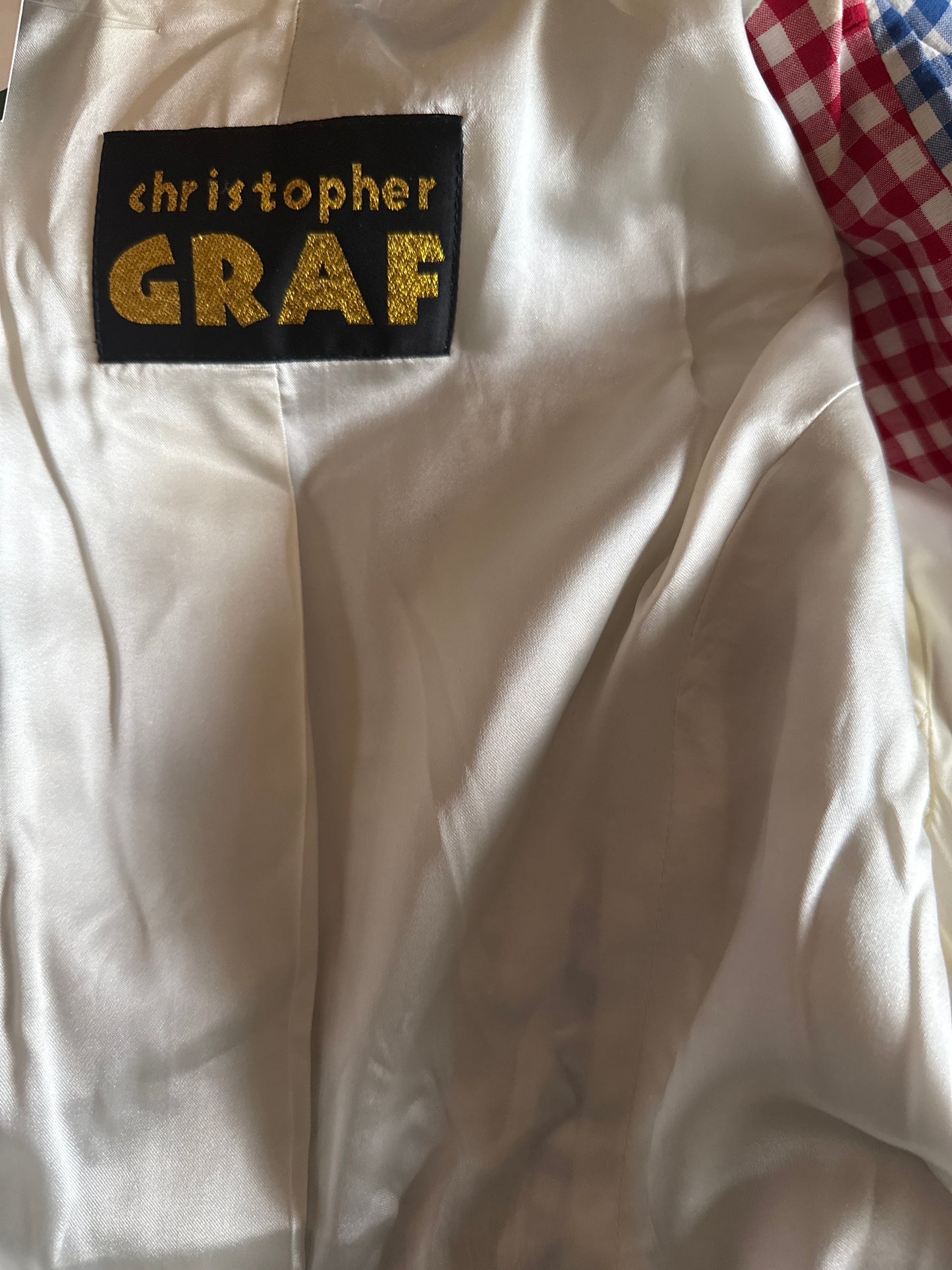 Christopher Graf checkered blazer