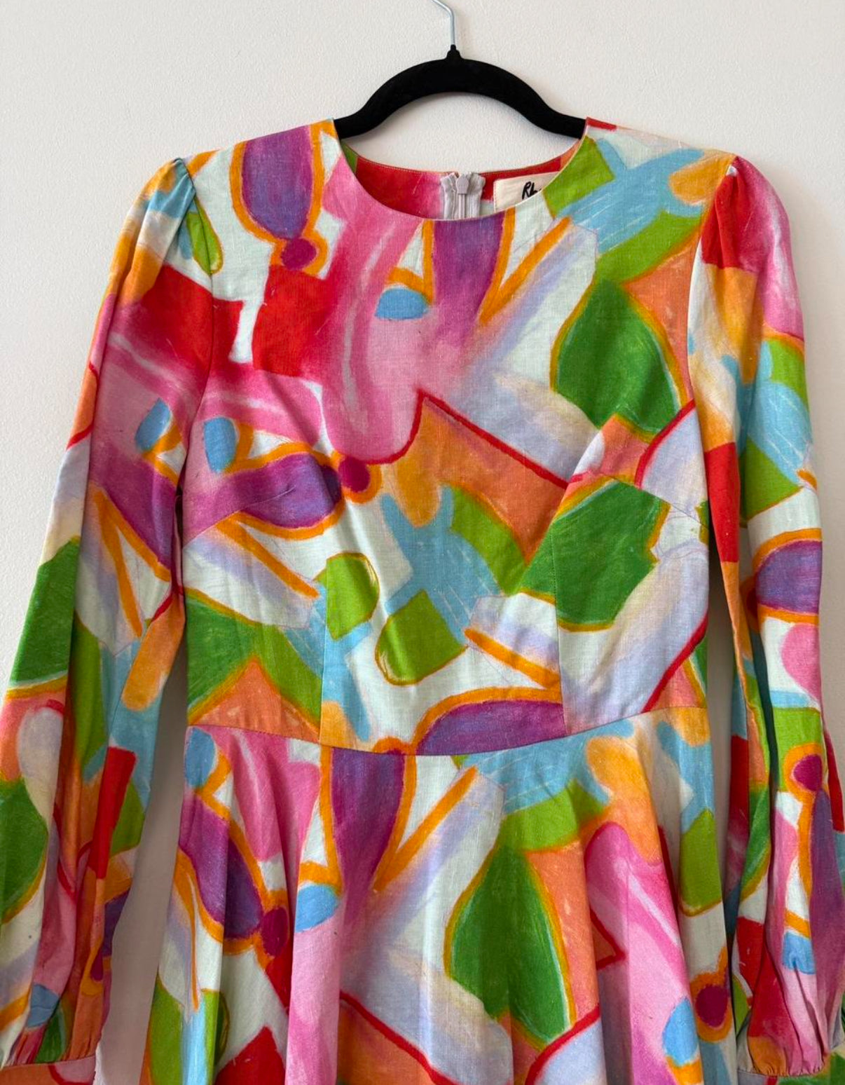 Gorman silk x linen colourful dress
