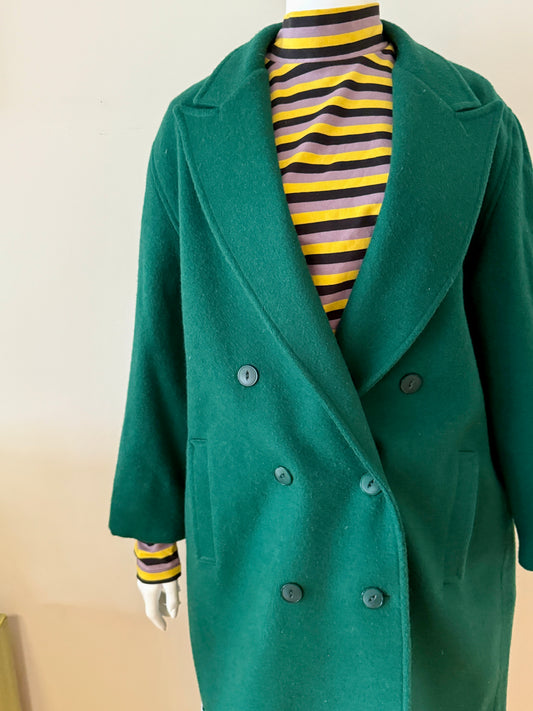 Green coat vintage