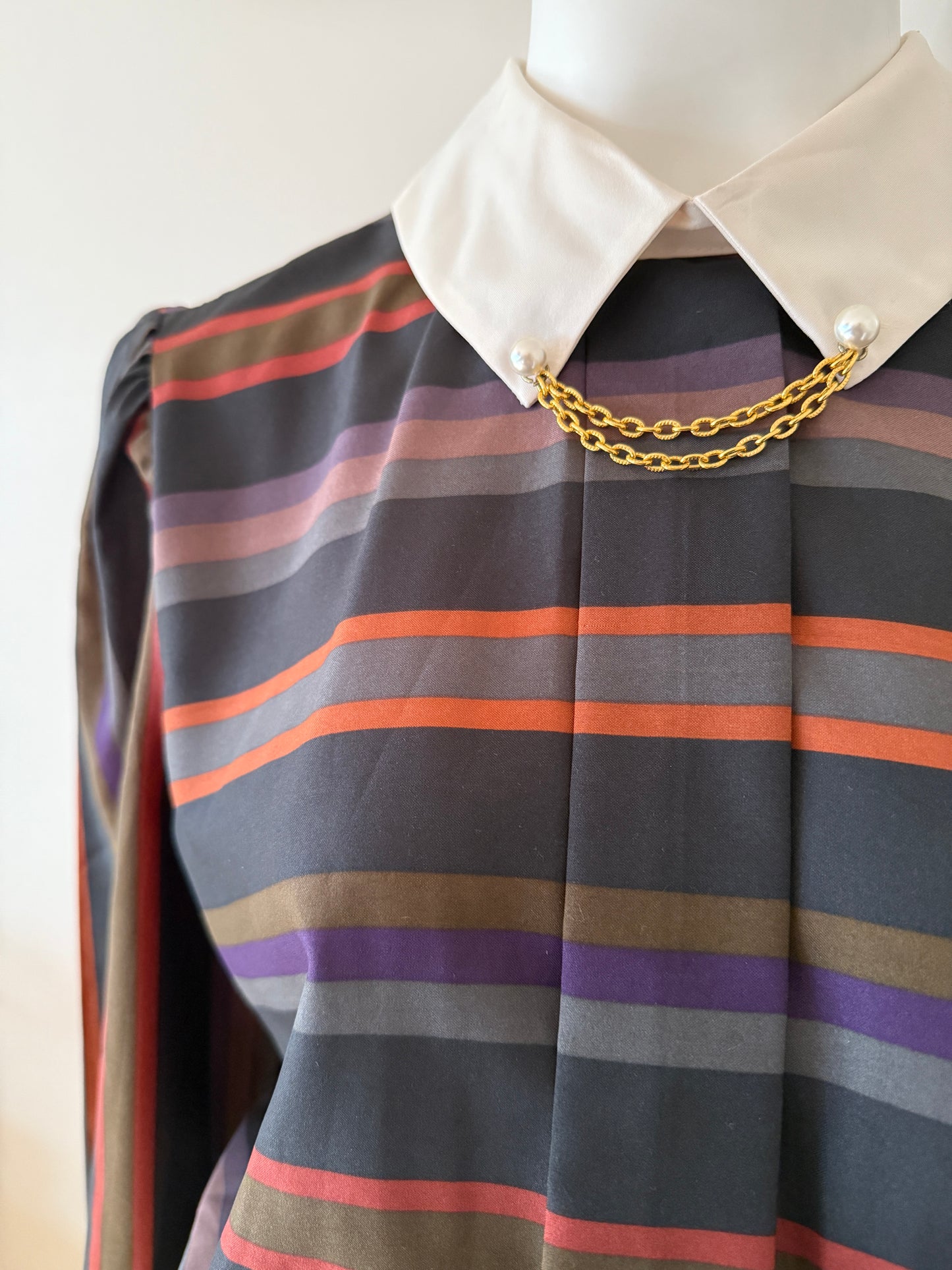 Kathy striped vintage dress