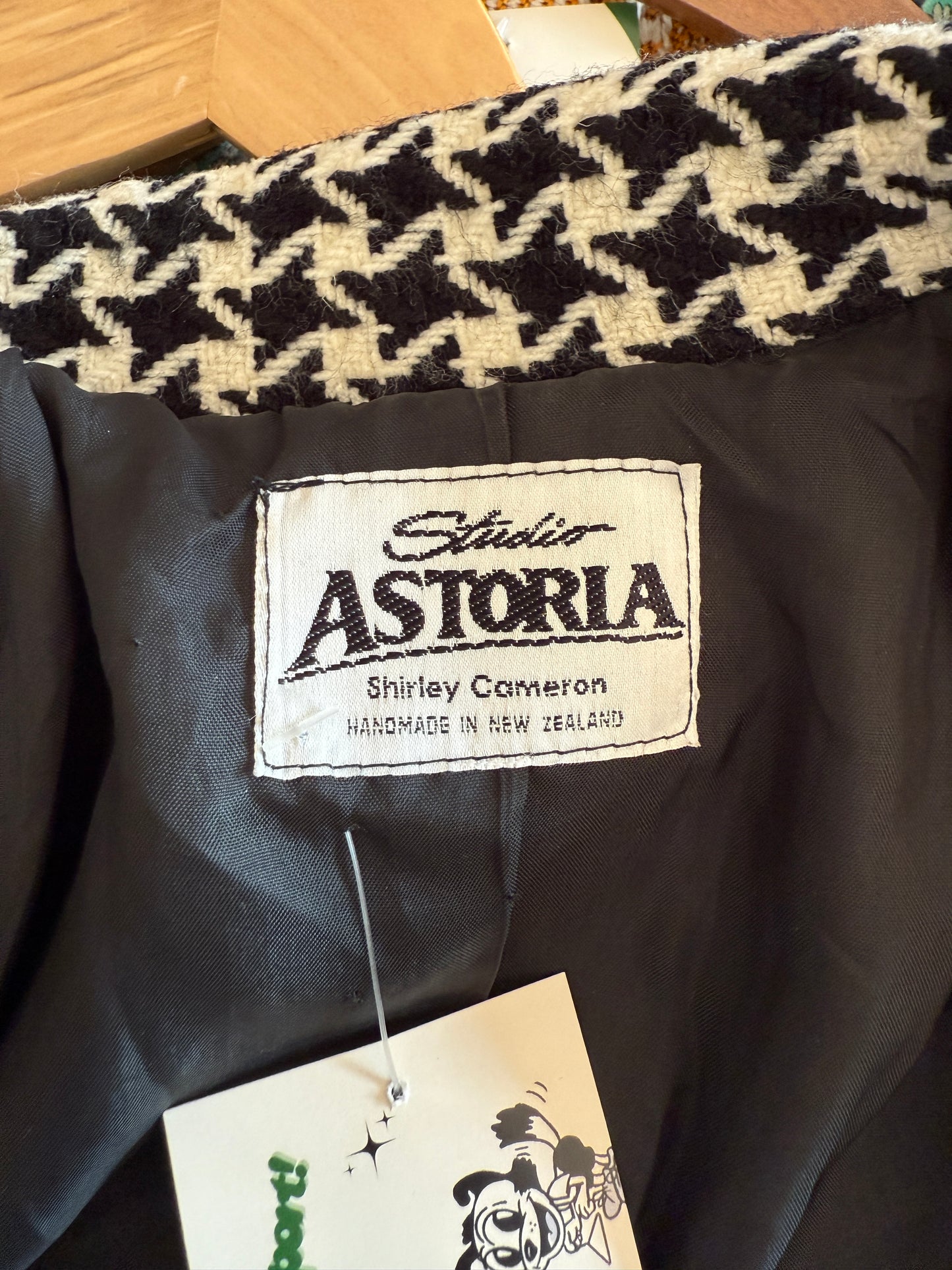 Vintage houndstooth jacket