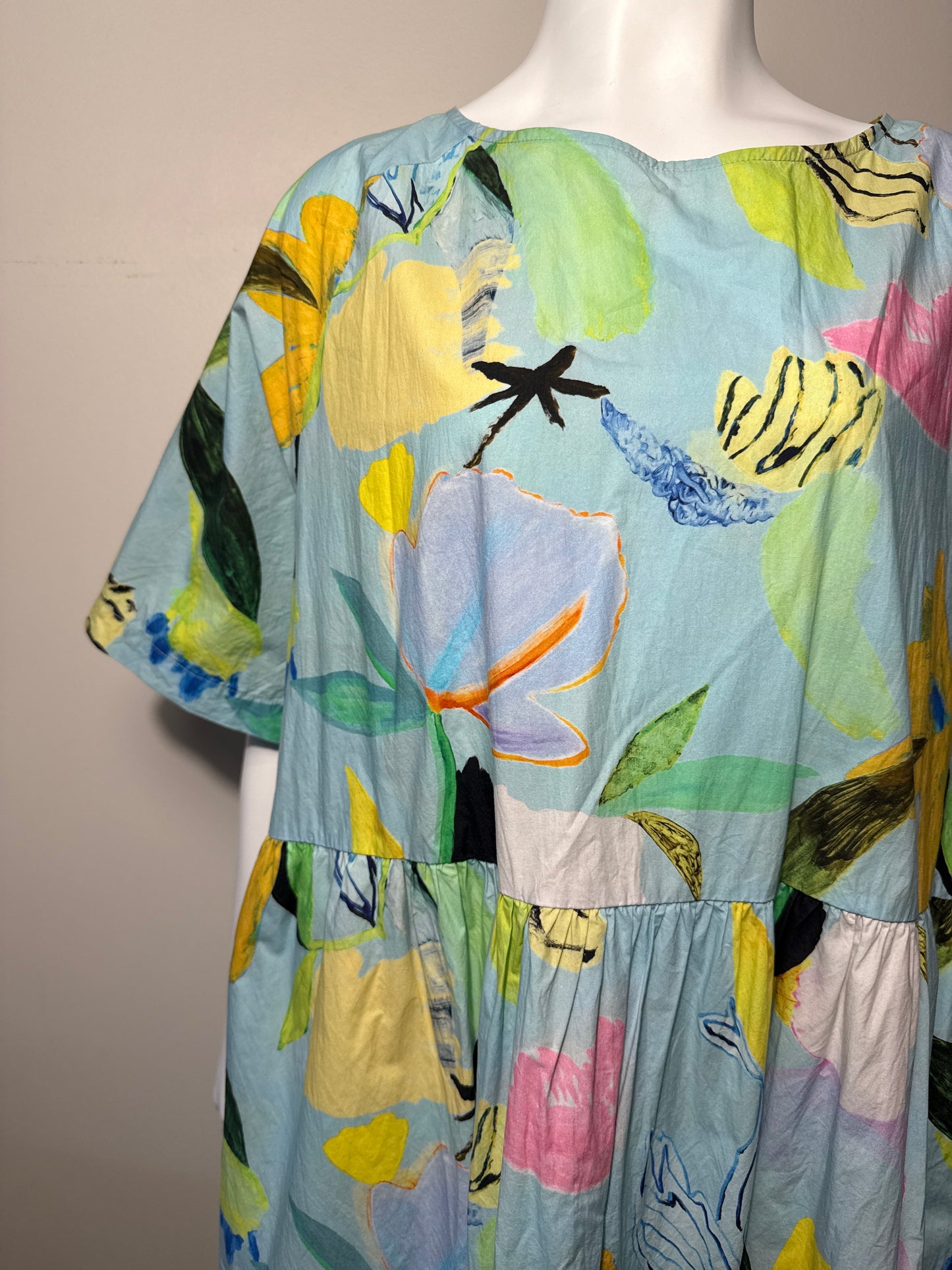Gorman x Katie Johnson lush smock dress