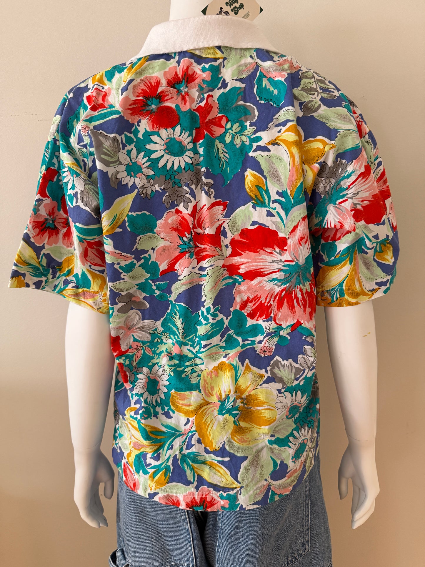Vintage Hawaiian floral shirt