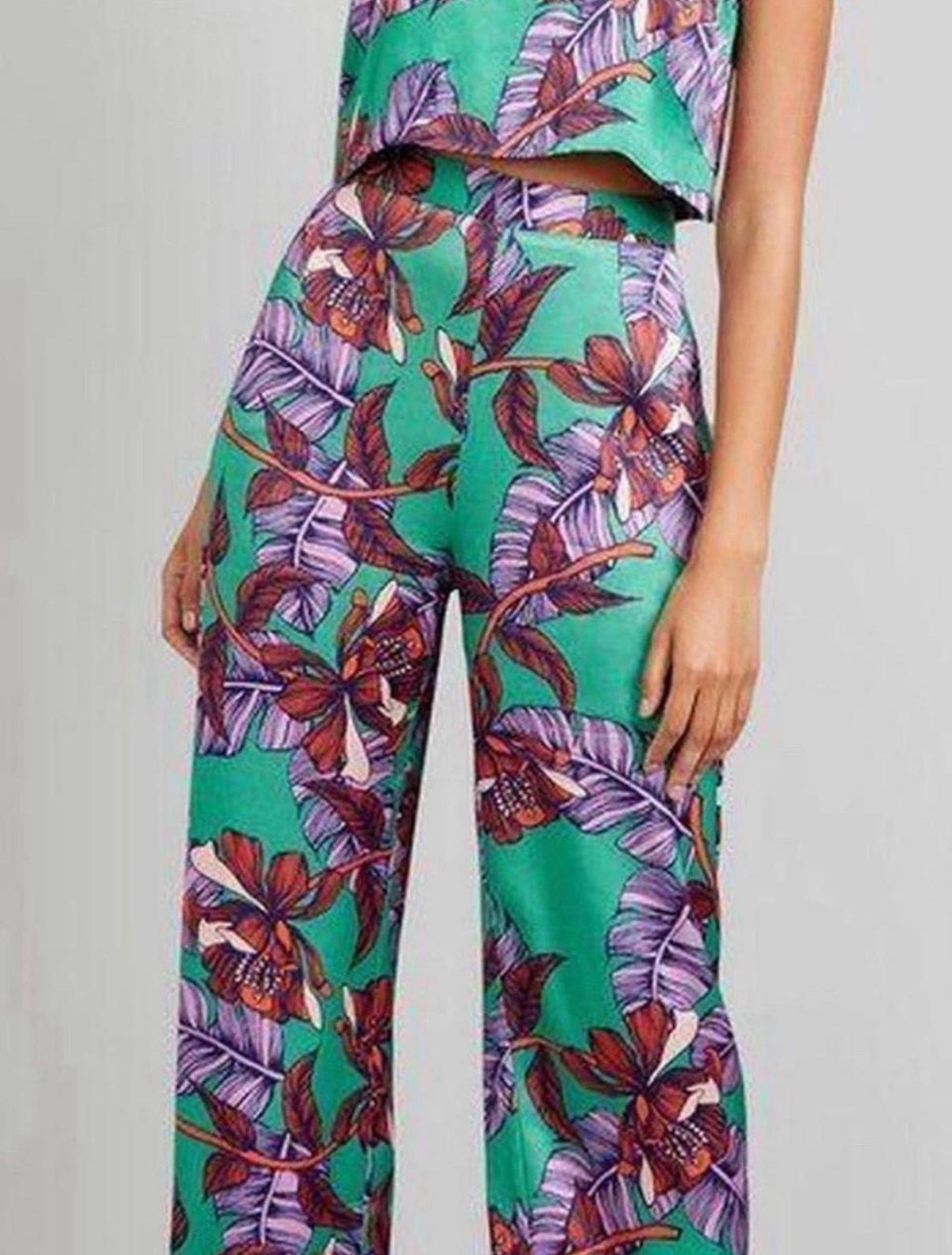 Kookai wide leg floral pant