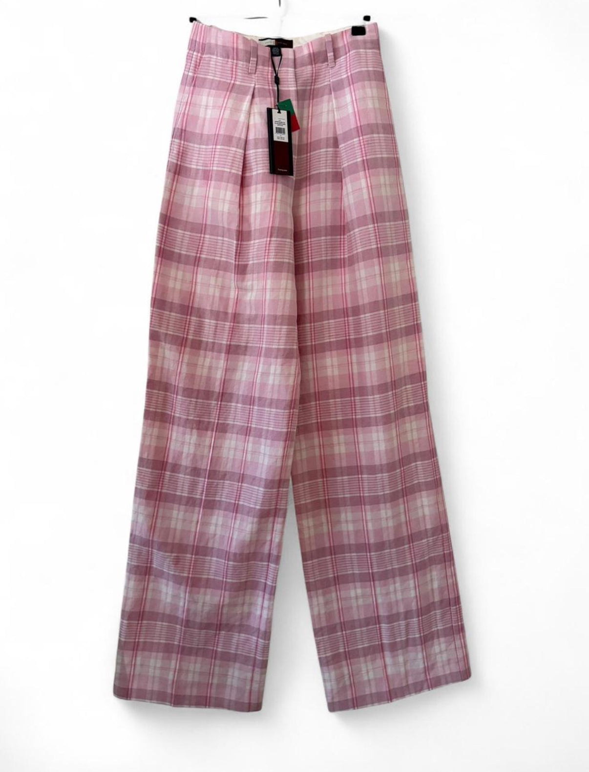 Tommy Hilfiger plaid pink pants, brand new