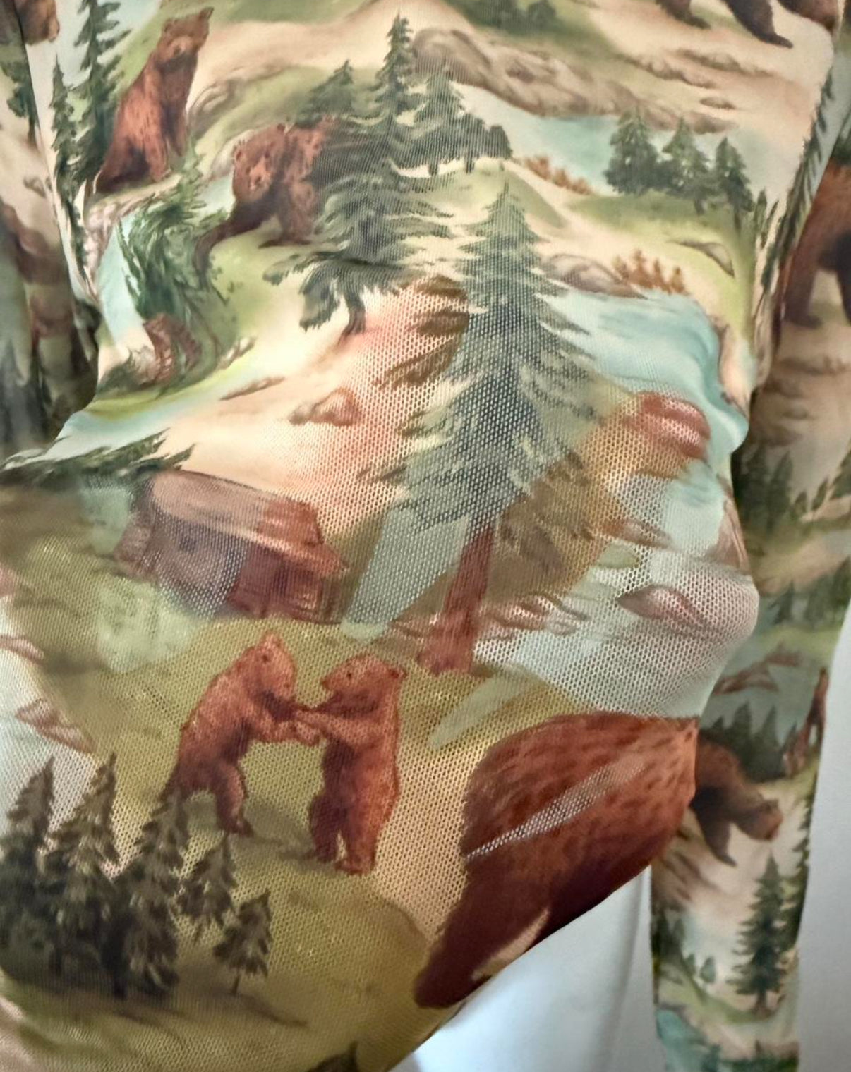 Mesh Forrest bear top