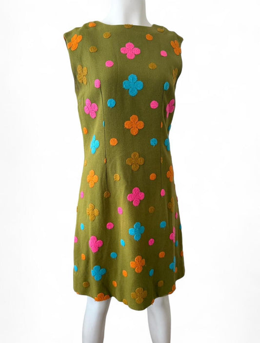 1960s retro mini dress