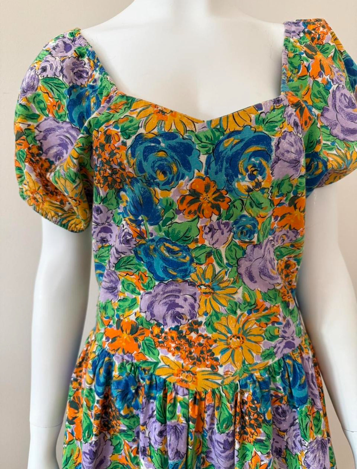 Vintage floral dress