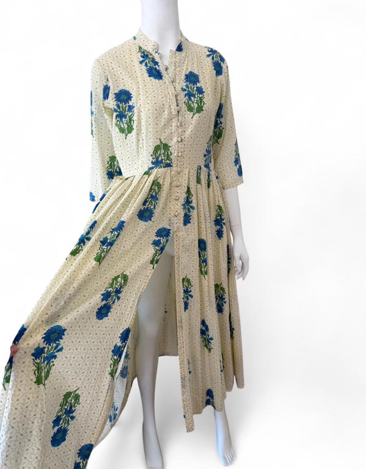 Vintage floral maxi dress