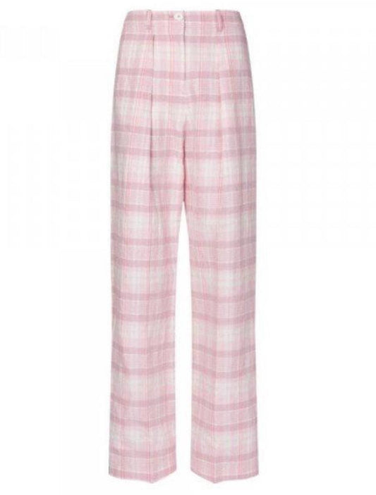 Tommy Hilfiger plaid pink pants, brand new