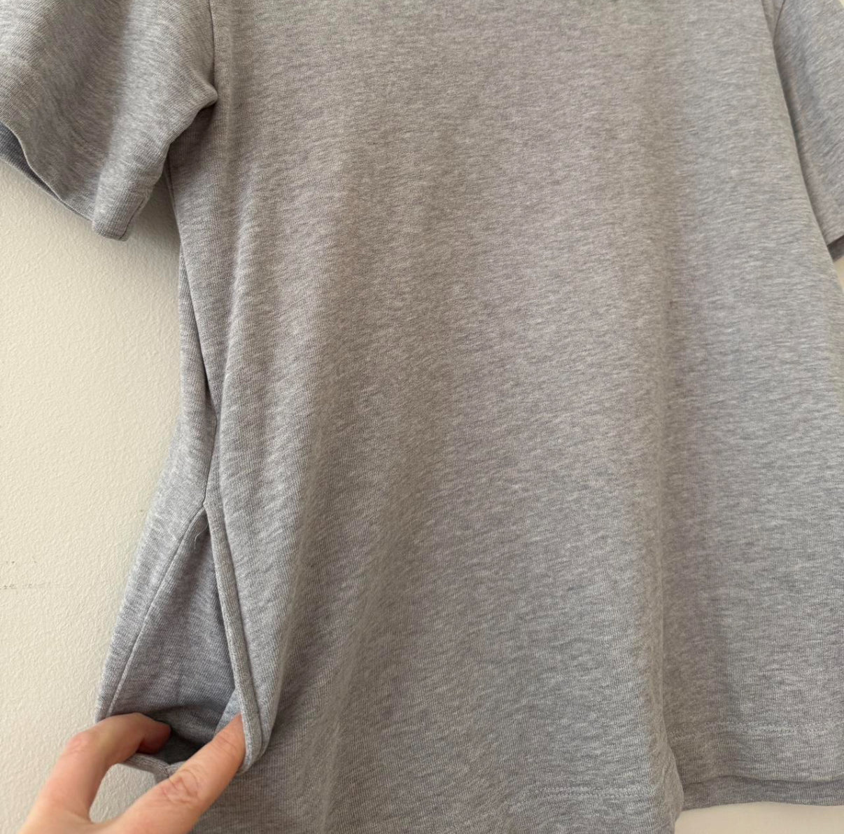 Kowtow grey jersey cotton top