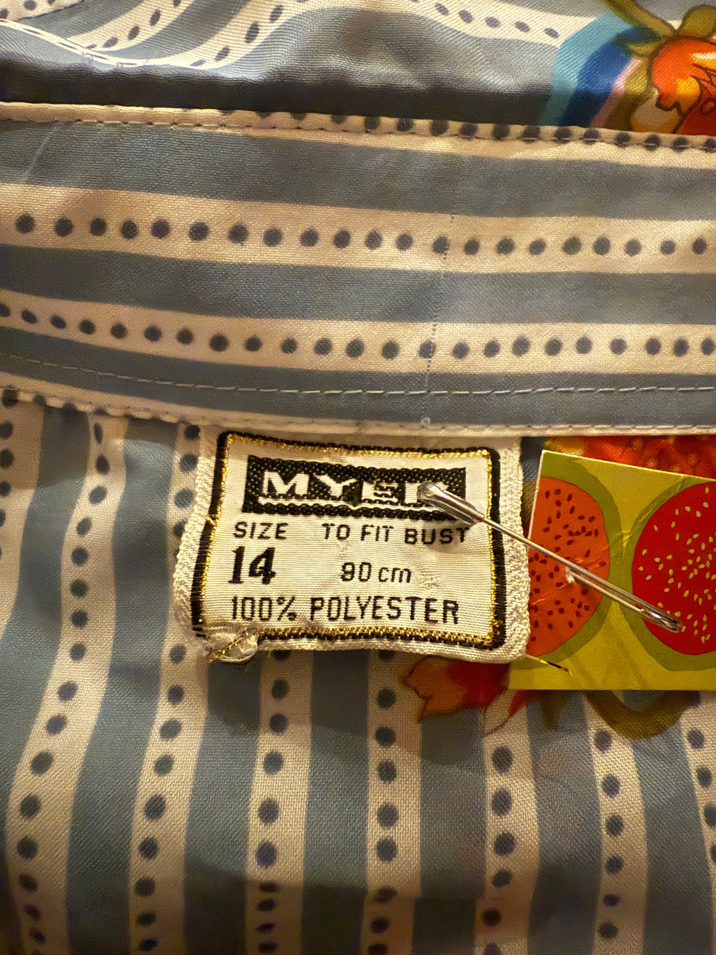 1970s Vintage Floral Blouse