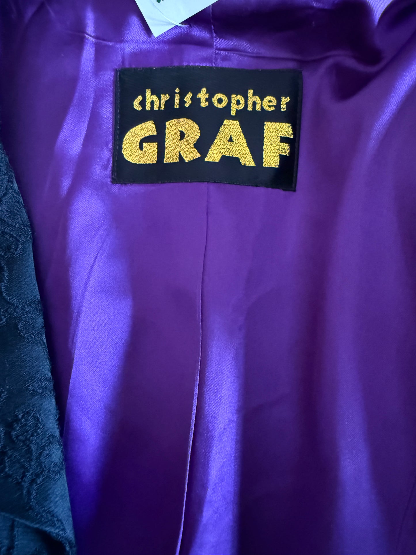 Christopher Graf black coat