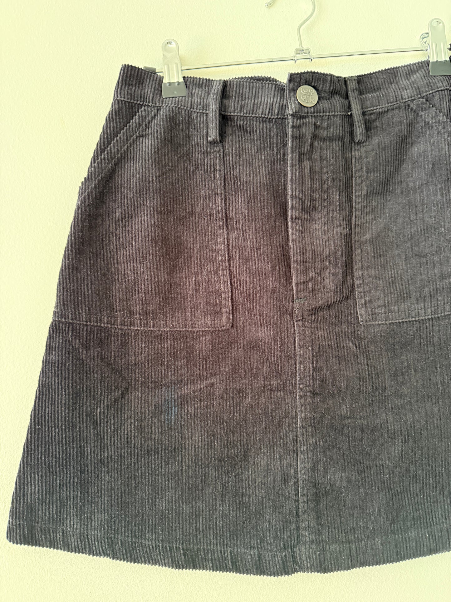 Lucy and Yak cord mini skirt