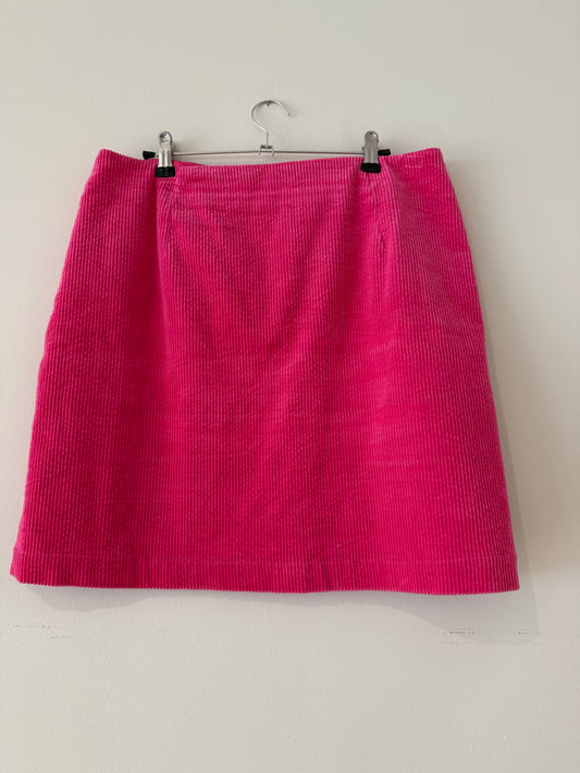 Gorman hot pink corduroy mini skirt